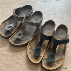 Birkenstock Gizeh Sandals | 2 pairs | size 9/40